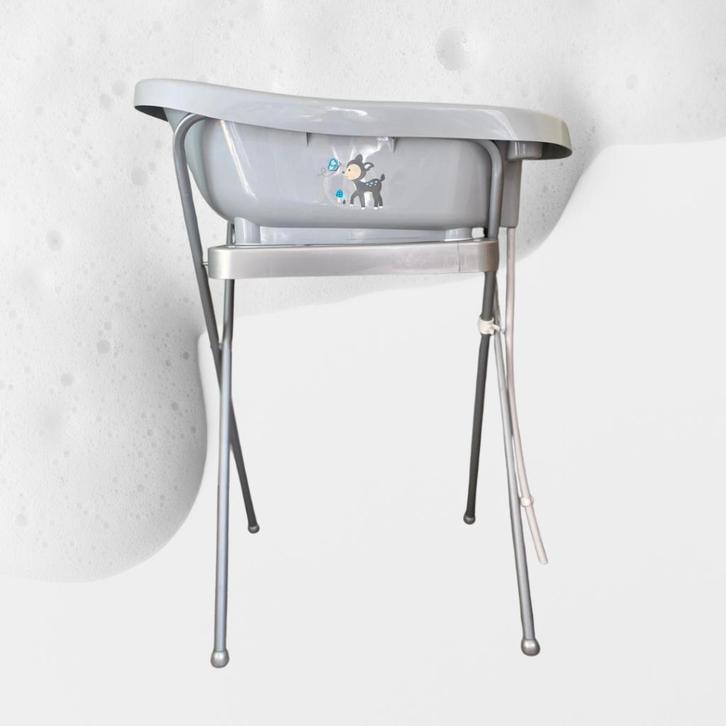 Babybadje met staander: Bébé-jou, Kinderen en Baby's, Badjes en Verzorging, Gebruikt, Badje, Bébé-jou, Ophalen