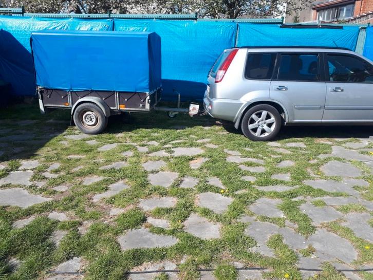 Solide remorque Saris bâchée et sécurisée, Autos : Divers, Remorques, Utilisé, Enlèvement