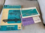 Ford Taunus 17M 20M V4 V6 boeken 1969, Auto diversen, Handleidingen en Instructieboekjes, Ophalen of Verzenden
