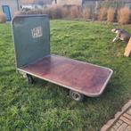 Zeer degelijke vlot rijdende platte wagen. Dikke bodem, Dieren en Toebehoren, Transportboxen, Ophalen of Verzenden