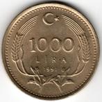 Turkije : 1000 Lira 1991  KM#997  Ref 15738, Ophalen of Verzenden, Overige landen, Losse munt