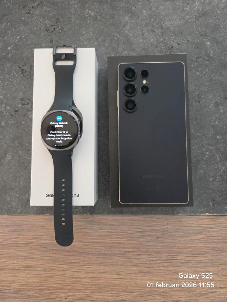 Samsung Galaxy S25 Ultra + Galaxy Watch 8 — comme neuf, Télécoms, Téléphonie mobile | Samsung, Enlèvement