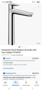 Robinet mitigeur Hansgrohe Talis E 240, Maison & Meubles, Salle de bain | Meubles de Salle de bain, Enlèvement, Neuf, Autres types