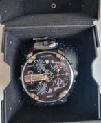 MONTRE DIESEL NEUF DZ 7348 Original, Ophalen, Leer, Staal, Polshorloge