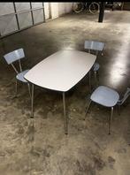 Vintage tafel met stoelen, Antiek en Kunst, Ophalen