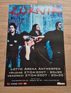 Concert poster Zornik 2007 Lotto Arena Antwerpen, Ophalen of Verzenden, Zo goed als nieuw