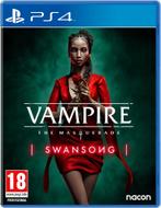 Vampire The Masquerade Swansong, Consoles de jeu & Jeux vidéo, Jeux | Sony PlayStation 4, Enlèvement ou Envoi, 1 joueur, Comme neuf