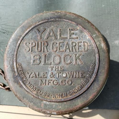 Vintage - curiosa, Industriële handtakel YALE, Antiek en Kunst, Curiosa en Brocante, Ophalen