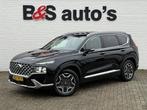 Hyundai Santa Fe 1.6 T-GDI Plug-inn Adapt cruise Full led Le, Auto's, Automaat, Santa Fe, Zwart, Zwart