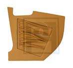 Bekleding P1800E zijpaneel links+rechts SET voor goudbruin 3, -, -, Nieuw, Ophalen of Verzenden