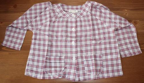 Geruit hemdje van Grain de Blé (maat 86), Kinderen en Baby's, Babykleding | Maat 86, Zo goed als nieuw, Meisje, Overhemdje of Bloesje