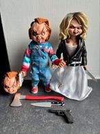 Chucky en Tiffany figuren 14cm met accessoires Neca New, Ophalen of Verzenden, Nieuw, Pop