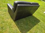 Zetel donkerbruin leder ( twee zit ), Ophalen, 100 tot 125 cm, 150 tot 200 cm, Tweepersoons