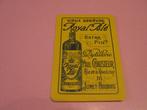 Oude losse speelkaart  Distillerie Chausteur , Jumet (192), Enlèvement ou Envoi, Comme neuf, Carte(s) à jouer