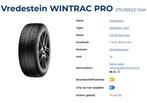 BMW 5 serie 2021 winterbanden Vredestein WINTRAC PRO, Nieuw, Band(en), 275 mm, Personenwagen