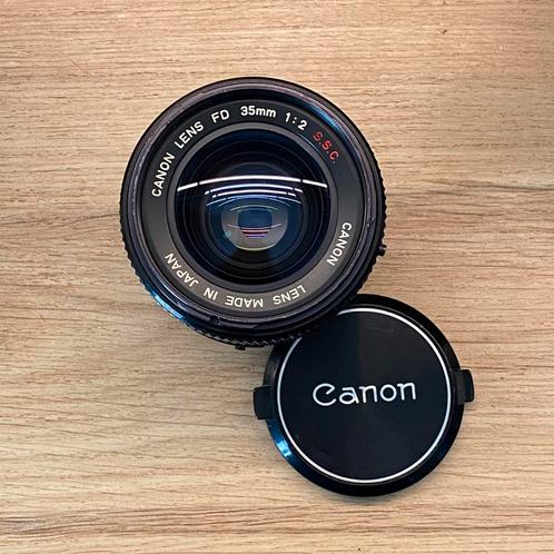 Canon FD 35mm f2 SSC *zo goed als nieuw, Audio, Tv en Foto, Fotocamera's Analoog, Zo goed als nieuw, Spiegelreflex, Canon, Ophalen of Verzenden