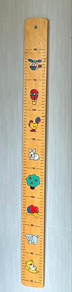 Houten groeimeter meetlat retro, Ophalen, Zo goed als nieuw