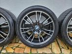 BMW 3 série f30, f31, 18 breedset velgen met banden, Auto-onderdelen, Ophalen, Gebruikt, Banden en Velgen, 17 inch