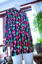 bijzonder zeldzaam vintage dressing kleurrijke blouse, Vintage Dressing, Enlèvement ou Envoi, Comme neuf, Taille 42/44 (L)