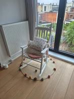 Schommelstoel, Huis en Inrichting, Stoelen, Ophalen, Zo goed als nieuw, Wit, Hout
