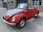 Volkswagen Kever 1600 cabriolet 1973, Auto's, Oldtimers, 4 zetels, Achterwielaandrijving, Zwart, Cabriolet