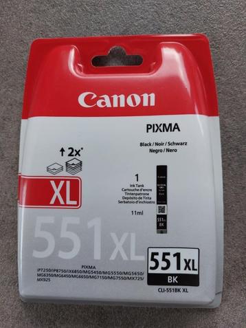 Inktpatroon CANON 551XL BK beschikbaar voor biedingen