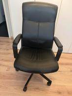 Bureaustoel (bruin leer - Ikea), Brun, Enlèvement, Utilisé, Chaise de bureau