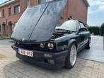 Bmw E30 Cabrio 318i 1992, Auto's, Cabriolet, Zwart, Leder, Particulier