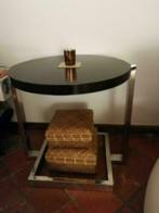 Table basse salontafel appoint ou chevet, 45 à 60 cm, Métal ou Aluminium, Rond, Enlèvement
