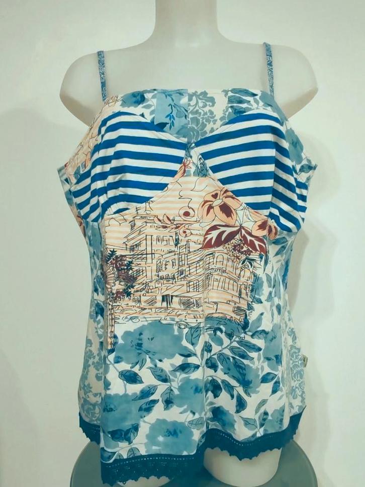 Tanktop van 98% katoen, gemaakt in India, Kleding | Dames, Topjes, Ophalen of Verzenden