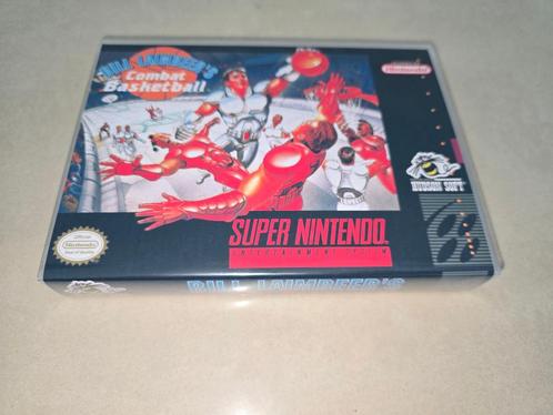 Bill Lambeer's Combat Basketball SNES Game Case, Consoles de jeu & Jeux vidéo, Jeux | Nintendo Super NES, Comme neuf, Envoi