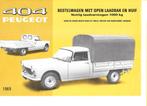 PEUGEOT 404 PICK-UP, Ophalen of Verzenden, Zo goed als nieuw, Peugeot