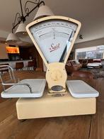 Authentieke Vintage SAST Antwerpen Weegschaal (1957), Ophalen, Zo goed als nieuw, Winkelweegschaal