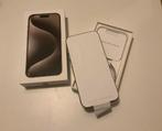 iPhone 15 pro - Batterij 100% - Natural Titanium - 128GB, Telecommunicatie, Ophalen, Zo goed als nieuw, IPhone 15