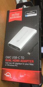 USB-C naar Dual HDMI Adapter (2 x 4K), Ophalen of Verzenden, Nieuw