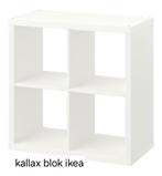 Kallax kast ikea wit, Maison & Meubles, Armoires | Armoires murales, 25 à 50 cm, Avec tablette(s), Enlèvement, Utilisé