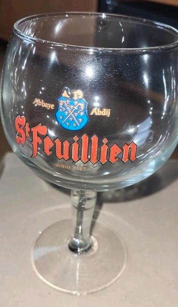 6 nieuwe St Feuillien glazen 33 cl