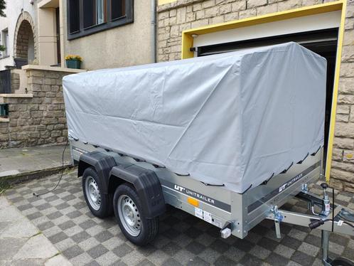 Nouvelle remorque avec bâche 750kg NEW, Auto diversen, Aanhangers en Bagagewagens, Nieuw, Ophalen