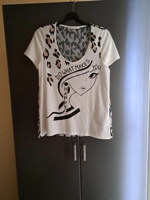 Chemise blanche avec imprimé Oui 42/44 New, Vêtements | Femmes, T-shirts, Neuf, Taille 42/44 (L), Manches courtes, Enlèvement ou Envoi