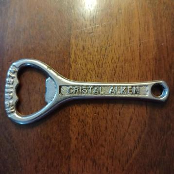 Vintage flesopener Cristal Alken beschikbaar voor biedingen