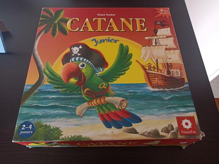 Jeu Catane Junior, Hobby en Vrije tijd, Gezelschapsspellen | Bordspellen, Gebruikt, Ophalen of Verzenden