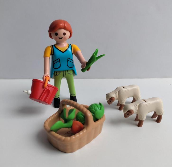 Playmobil 4765 boerin met schapen, Kinderen en Baby's, Speelgoed | Playmobil, Gebruikt, Complete set, Ophalen of Verzenden