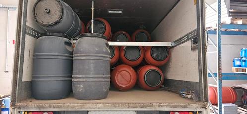 220 liter Grote Vaten 3+1 gratis, Tuin en Terras, Regentonnen, Zo goed als nieuw, Ophalen