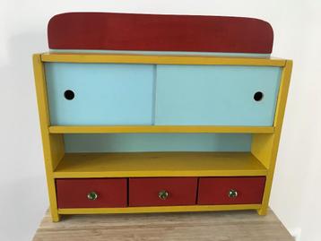 Vintage keukentje hout  beschikbaar voor biedingen
