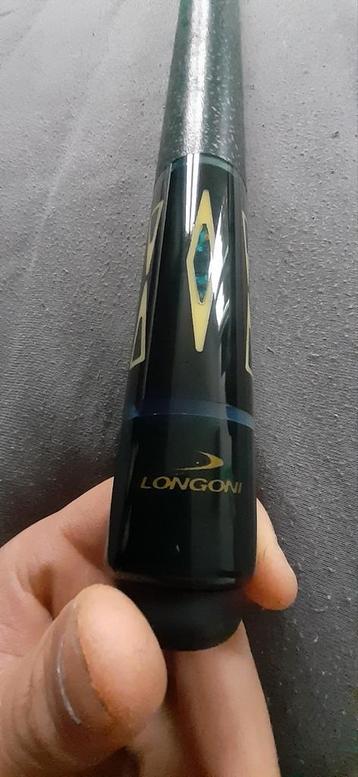 Longoni m-2 poolcue met lederen case beschikbaar voor biedingen