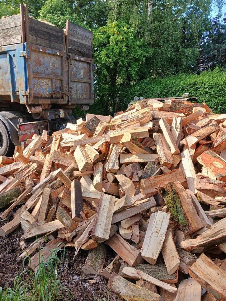 Bois chauffage 2025 payer à la livraison hêtre charme chêne., Tuin en Terras, Brandhout, Blokken, Beukenhout, 6 m³ of meer, Verzenden
