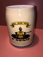 Oude bierpot in grès 6e Genie ABL, Ophalen of Verzenden, Landmacht, Overige typen