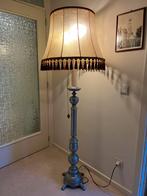 Oude staande lamp in tin, Ophalen, Gebruikt