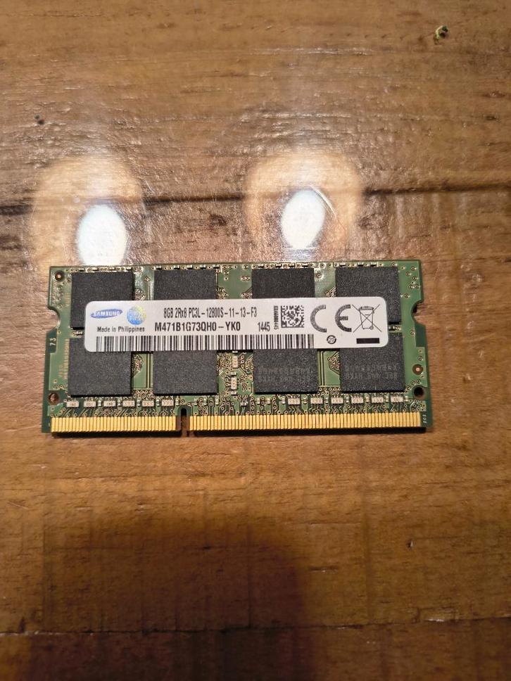 Samsung 8GB PC3L-12800S, Informatique & Logiciels, Mémoire RAM, Utilisé, Laptop, 8 GB, DDR3, Enlèvement ou Envoi