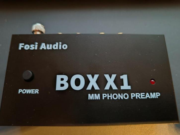 Fosi Audio BOX X1 Phono Voorversterker voor Platenspelers, Audio, Tv en Foto, Versterkers en Ontvangers, Nieuw, Overige merken